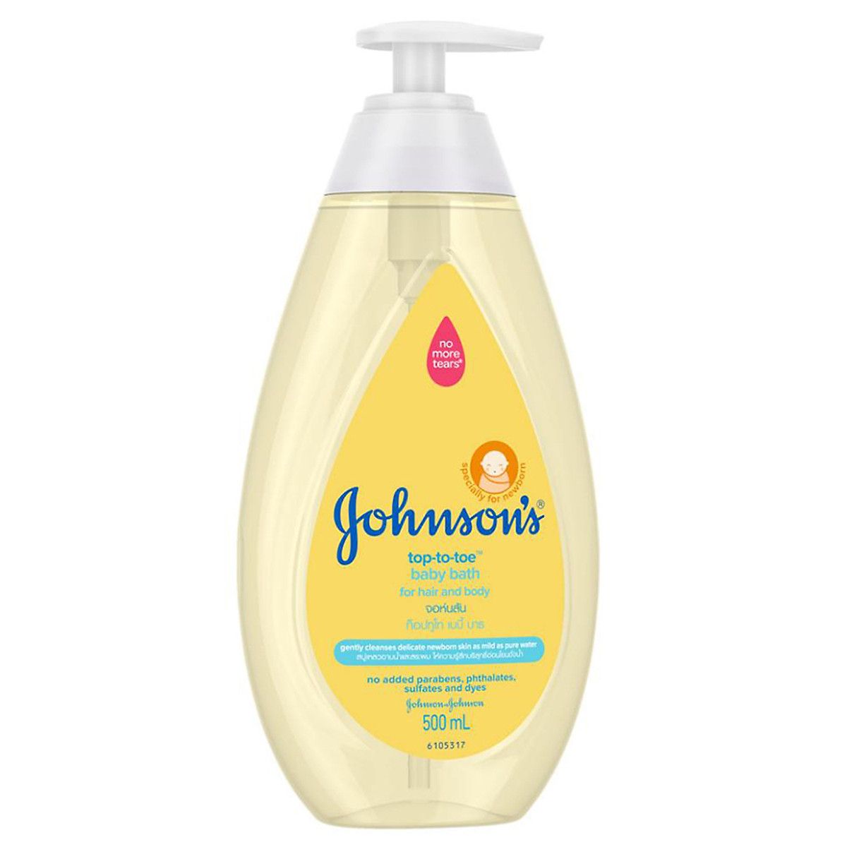  Sữa Tắm Gội Toàn Thân Johnson Baby 500ml 