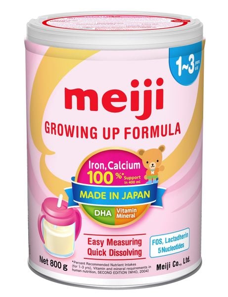  Sữa Bột Meiji Growing Up Formula 800g 1-3 Tuổi 