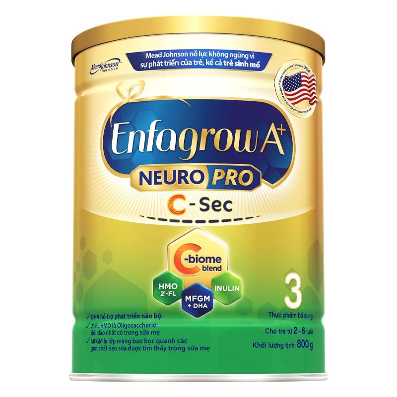  Enfagrow A+ NeuroPro 3 C-Sec 800g ( Sinh Mổ ) 