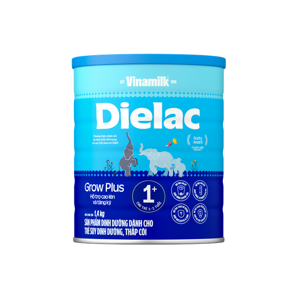  Sữa Bột Dielac Grow Plus  1+ 1.4Kg 