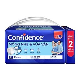  Tã quần người lớn Confidence size M 16 