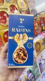  Hộp Nho Vàng Khô Raisins  Màu Xanh 100g 