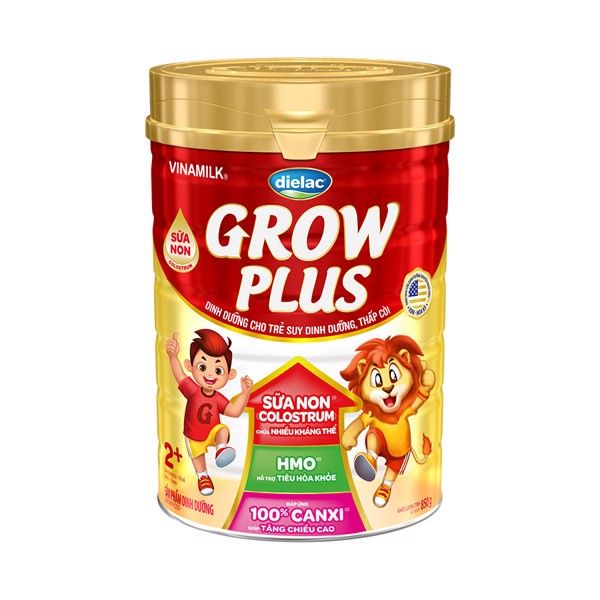  Sữa Bột Dielac Grow Plus Sữa Non 2+ 850g 