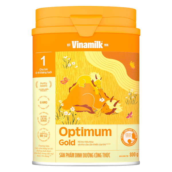  Sữa Bột Optimum Gold Số 1 800g 