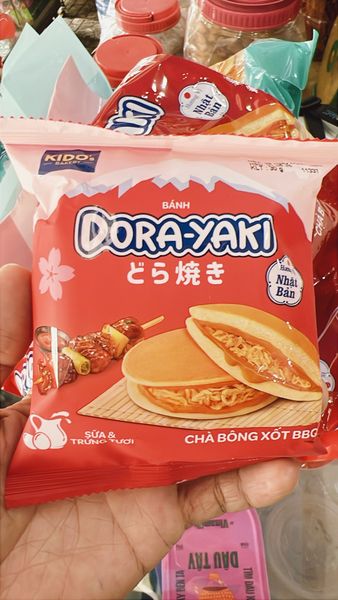  Bánh Kido Chà Bông Sot BBQ Dora Yaki 