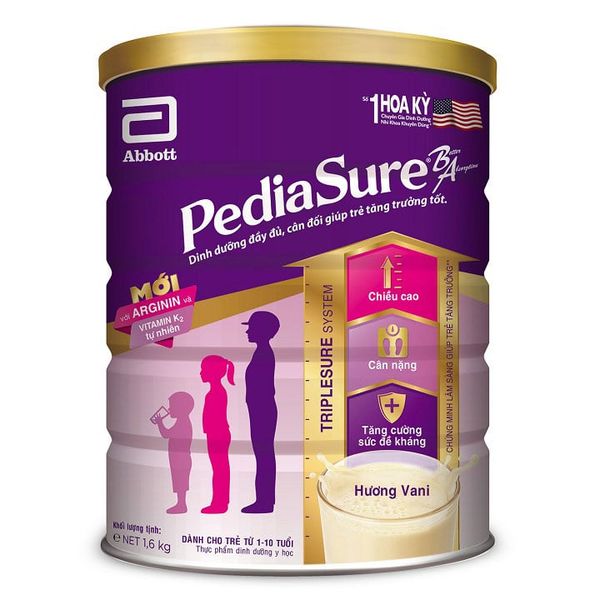  Sữa Bột Pediasure Hương Vani 1.6kg 