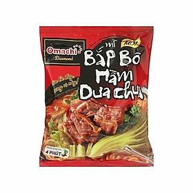  Mì Omachi Bắp Bò Dưa Chua 125g 