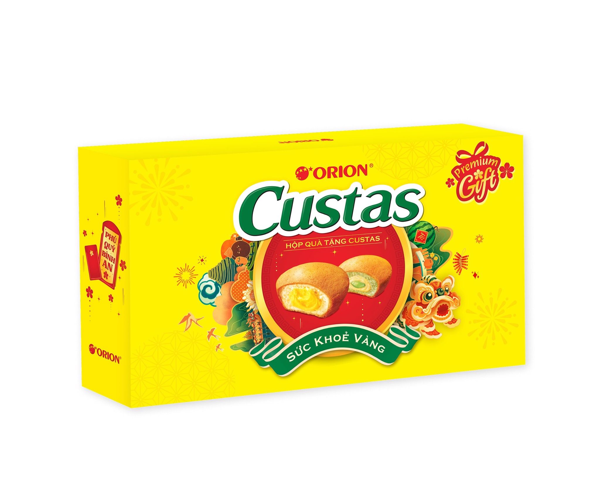 Hộp Quà Tặng Custas Xuân Vàng 
