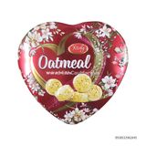  Bánh yến mạch sữa Oatmeal Hộp Trái Tim Đỏ 200g 