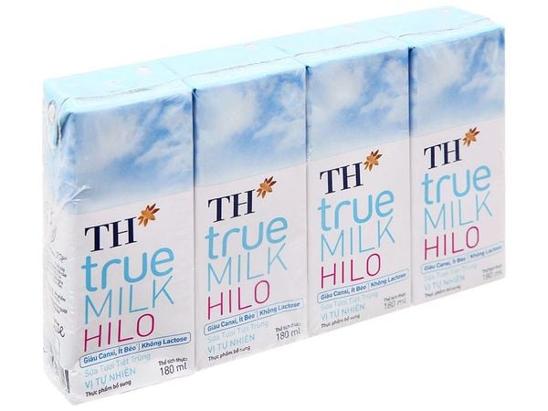  Lốc Sữa Hilo TH True Milk 180ml 