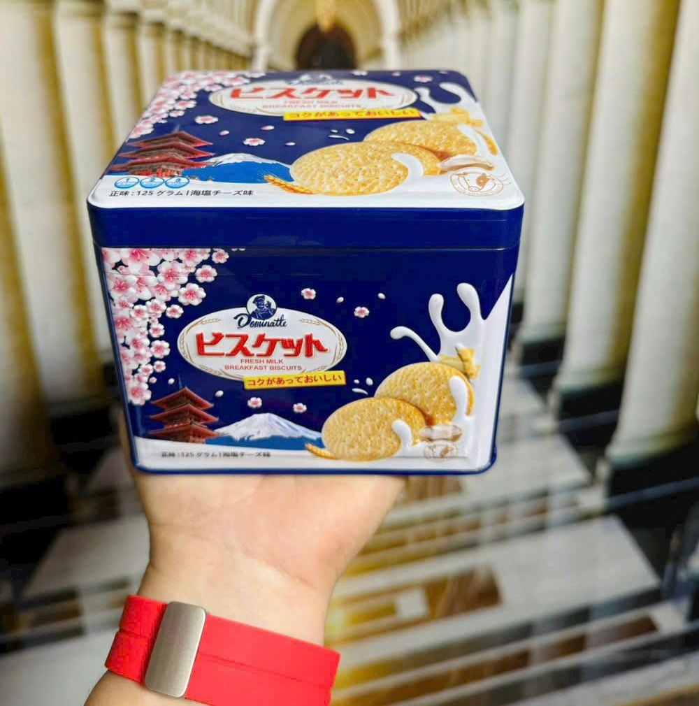  Bánh Quy Nhật Dominatle Fresh Milk Xanh 125g 