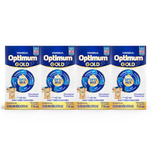  Lốc Sữa Pha Sẵn Optimum Gold Sữa Non 110ml 