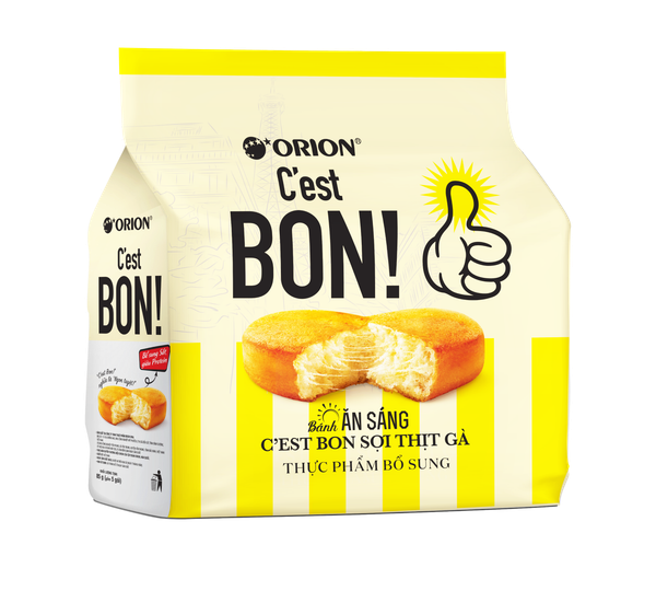  Bánh Ăn Sáng Orion C'est Bon Sợi Thịt Gà 85g 