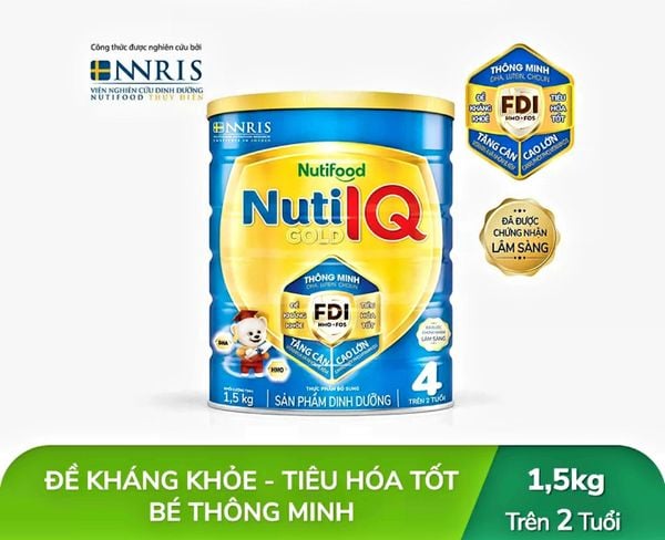  Sữa Bột Nuti IQ Gold 4 1.5kg 