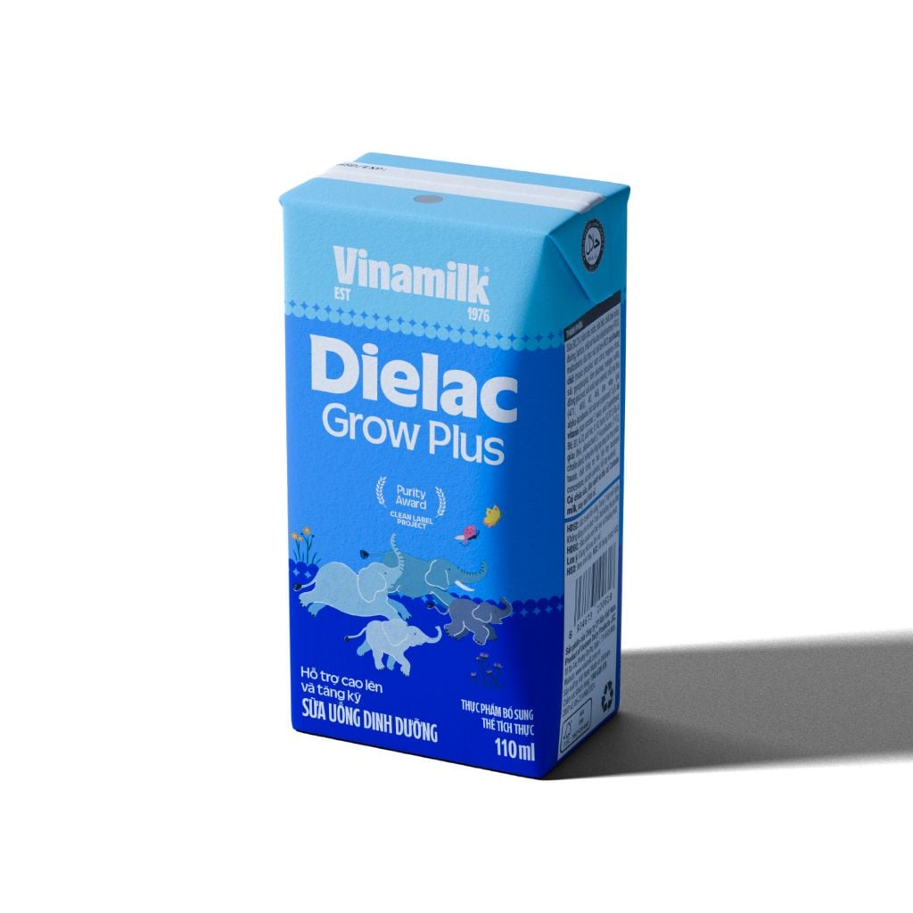  Lốc Sữa Pha Sẵn Dielac Grow Plus Sữa Non 180ml 