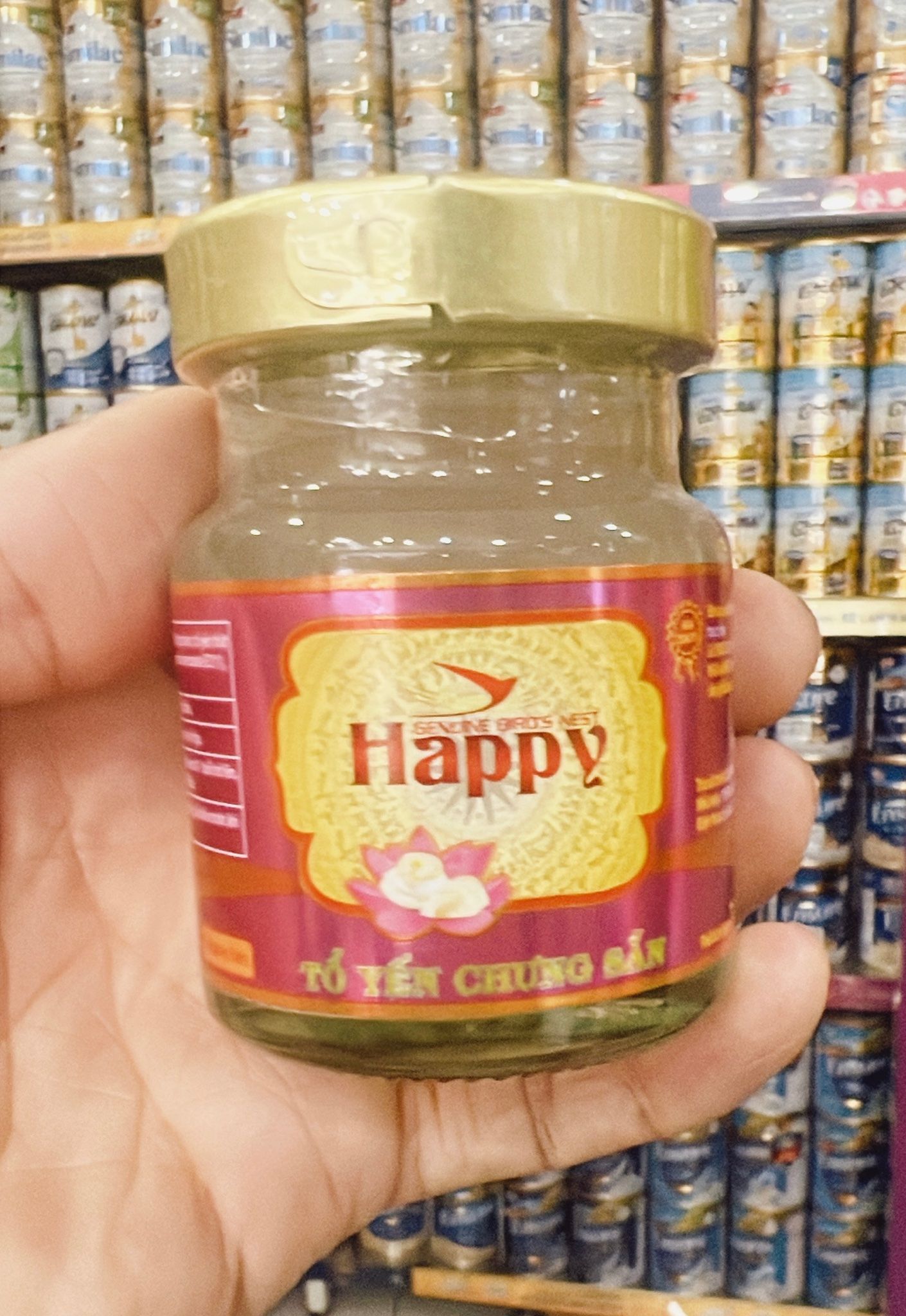  Hũ Yến Sào Cao Cấp Happy Hương Sen 70ml 