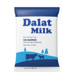  Bịch Sữa Tươi Tiệt Trùng Dalat Milk Có Đường 220ml 