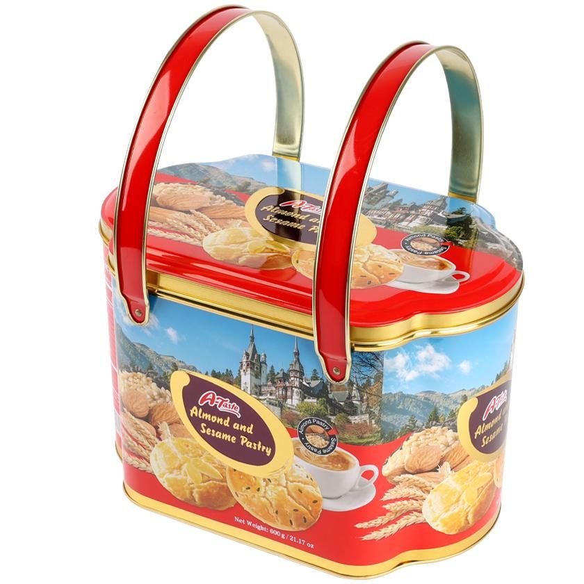  Bánh A-Taste Almond & Sesame Pastry Quai Xách 600g 