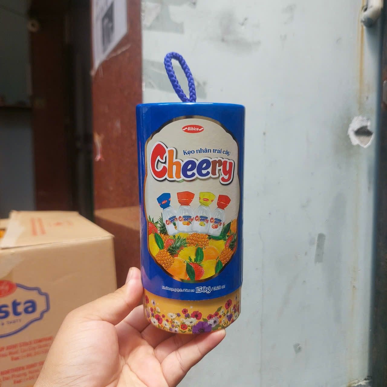  Kẹo Trái Cây Cheery Hộp Giấy 150g 