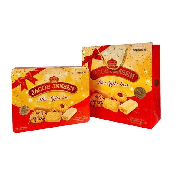 Bánh 2 Tầng Jacob Jensen Mix Gift Box 568g 