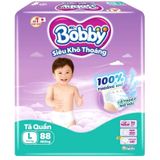  Bỉm tã quần Bobby size L 88 miếng 