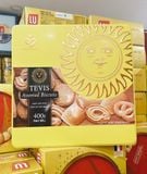  Bánh Quy True Heart Hộp Thiếc Tevis Mặt Trời Màu Vang 400g 