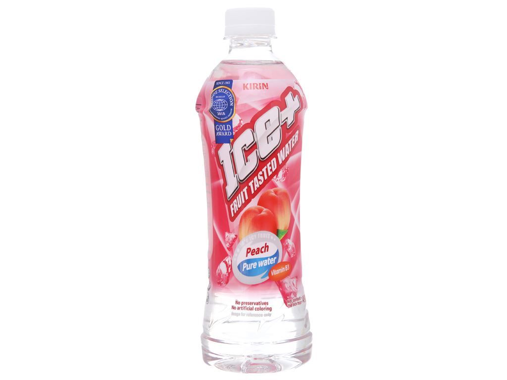  Nước trái cây Ice+ vị đào 490ml 