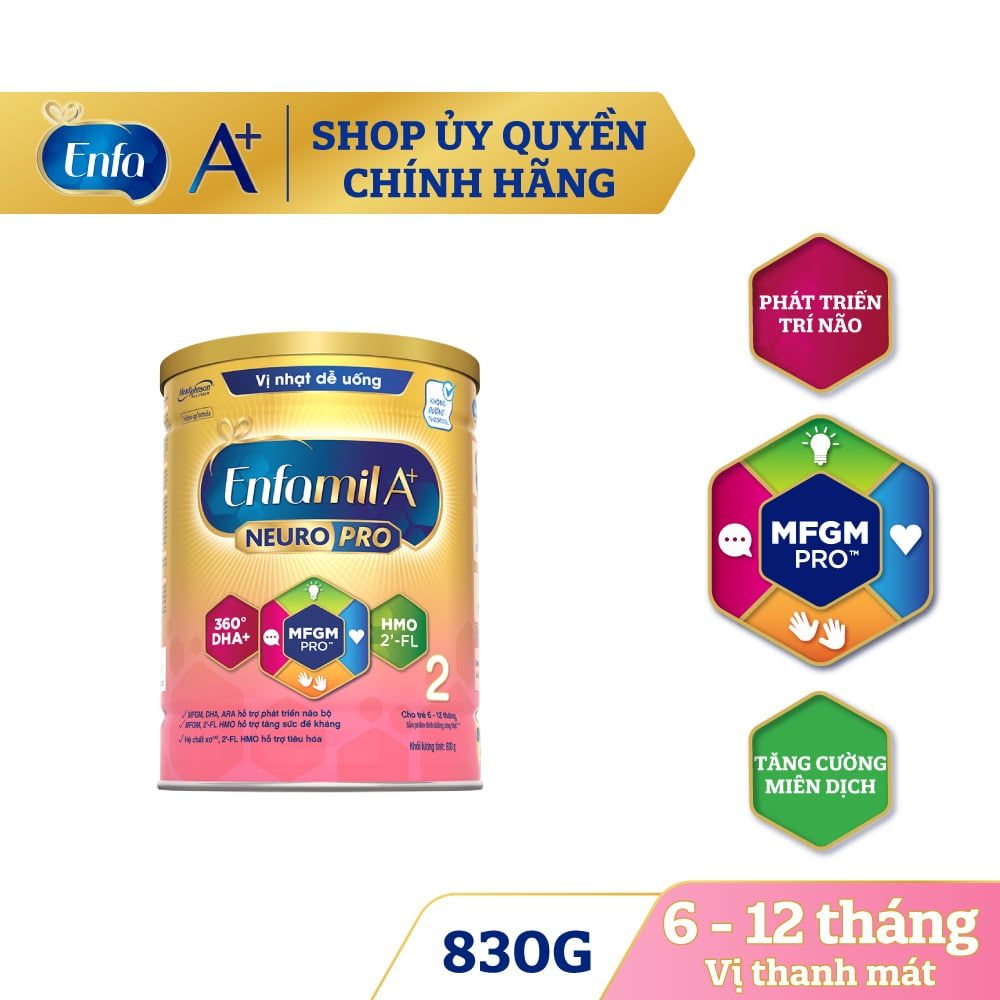  Sữa Bột Enfamil A+ Số 2 830g 