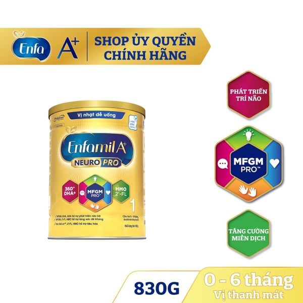  Sữa Bột Enfamil A+ Số 1 830g 