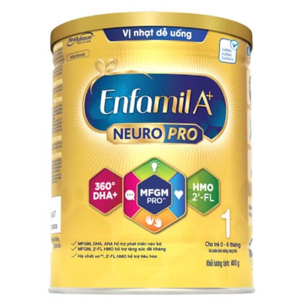  Sữa Bột Enfamil A+ Số 1 400g 