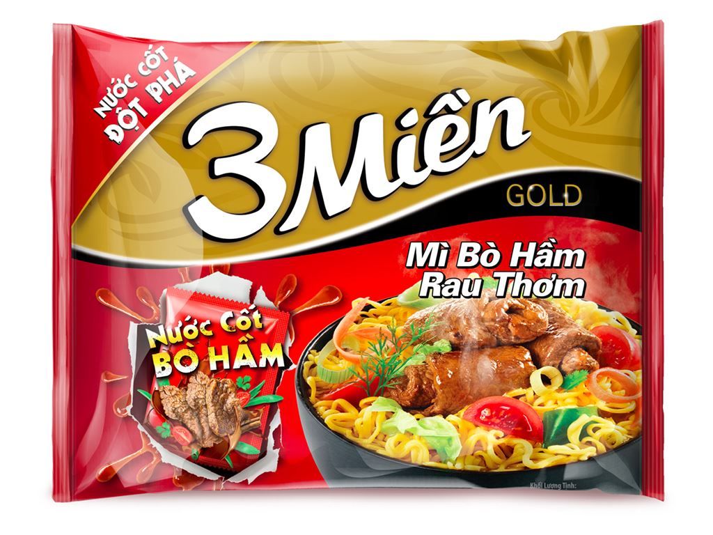  Mì 3 Miền Bò Rau Thơm 