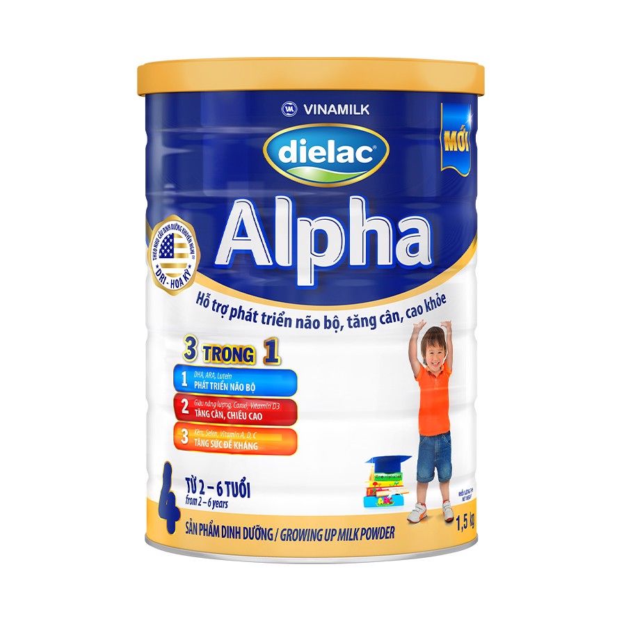  Sữa Bột Dielac Alpha Số 4 1.5Kg 