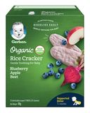  Bánh Gạo Hữu Cơ Gerber Organic vị Táo Việt Quất 48g 