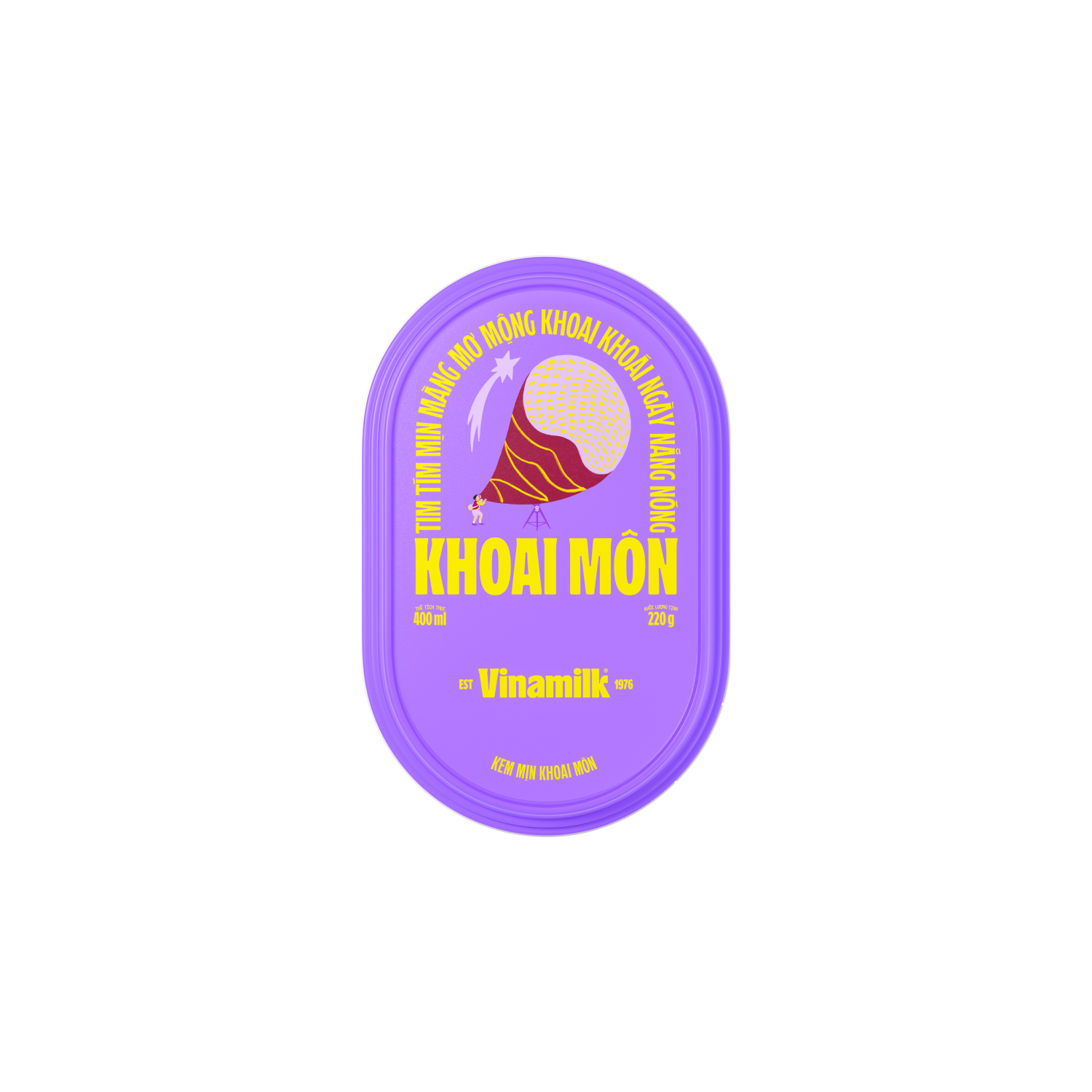  Kem Vinamilk Khoai Môn - Hộp 400ml 