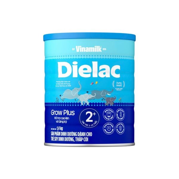 Sữa Bột Dielac Grow Plus  2+ 1.4Kg 