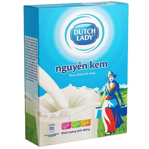  Sữa Bột Nguyên Kem Cô Gái Hà Lan Hộp Giấy 400g 