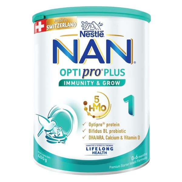  Sữa Bột Nan Optipro Plus 1 400g 5HMO 
