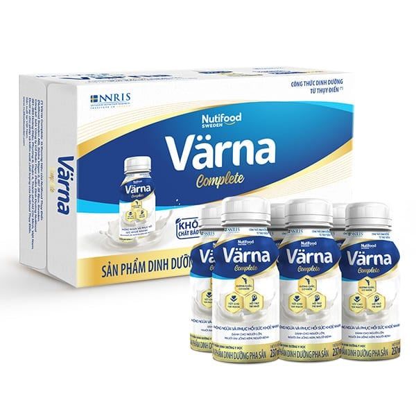  Thùng 24 Chai Sữa Pha Sẵn Varna Complete 237ml 