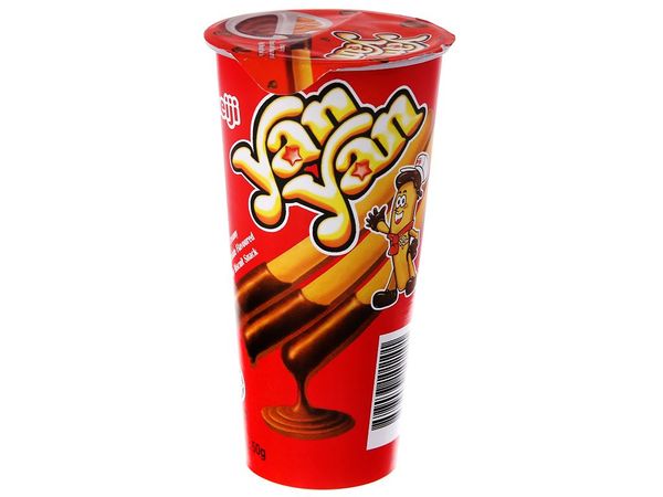 Bánh Que Meiji Yan Yan Chấm Kem Socola 50g 