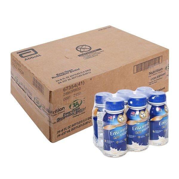  Thùng 24 Chai Sữa Pha Sẵn Ensure Gold 237 ml 