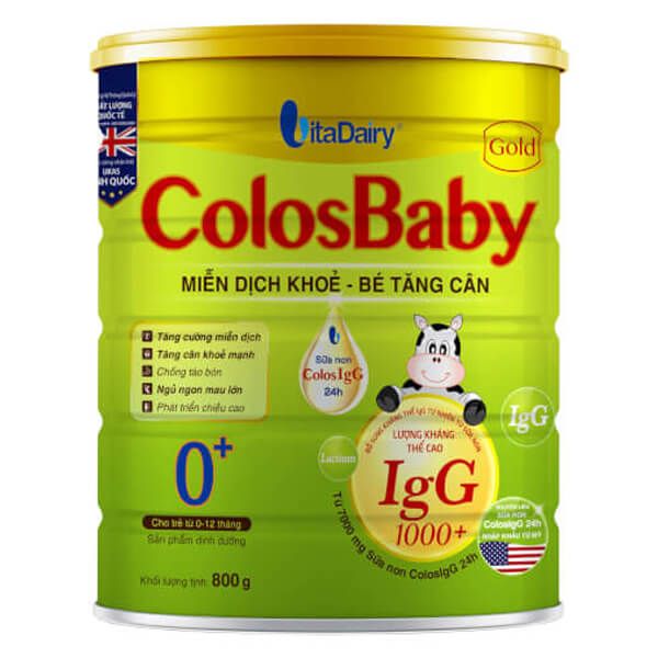  Sữa Bột ColosBaby Gold 0+ 800g 