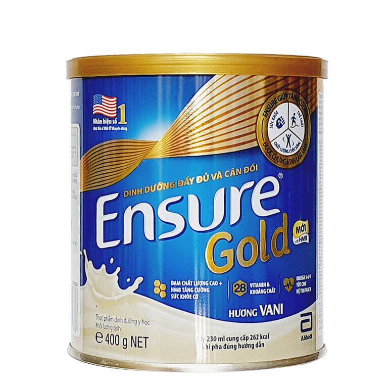  Sữa Bột Ensure Gold HMB Hương Vani 380g 