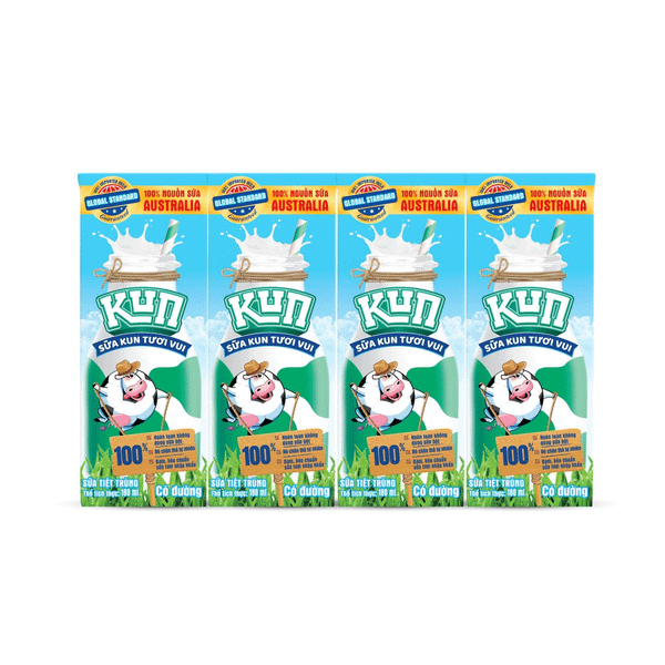  Lốc Sữa Lif Kun Tươi Vui Có Đừơng 180ml 