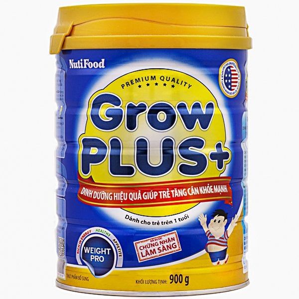  Sữa Bột Nutifood Grow Plus Xanh 900g 