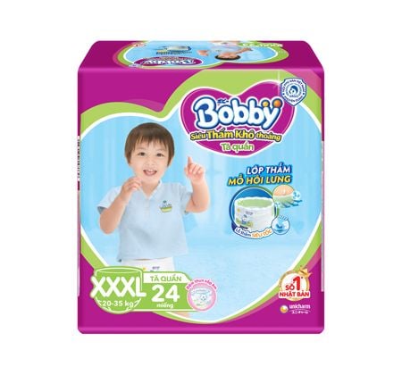  Bỉm Tã Quần Bobby Size XXXL 22 Miếng 