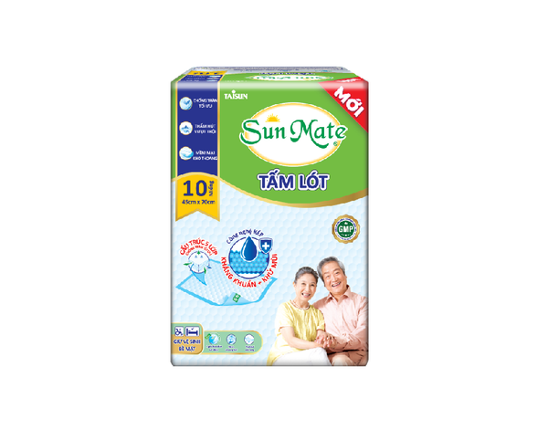  Tấm Lót Người Lón Sunmate 10 Miếng 