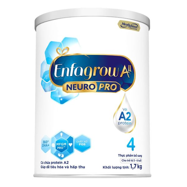 Sữa Bột Enfagrow A2 NeuroPro Số 4 1.7kg 