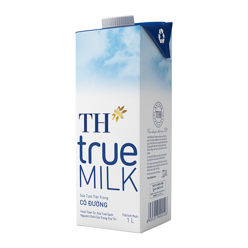  Hộp Sữa Tươi TH True Milk 1 Lit Có Đường 