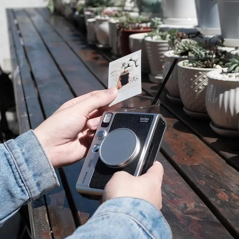 Nắp chụp ống kính Instax Mini Evo hợp kim nhôm