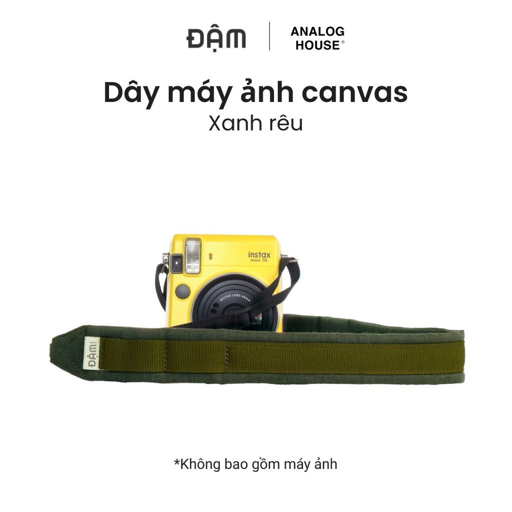 Dây đeo máy ảnh Canvas Đậm BNS Quai Camera